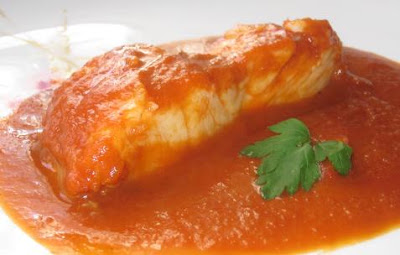 BACALAO CON SALSA VIZCAINA BACALAO CON SALSA VIZCAINA